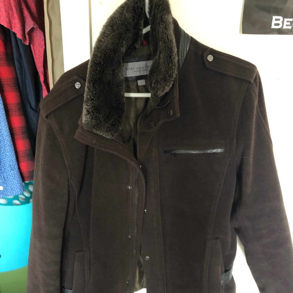 Andrew Marc brown coat